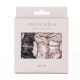 Frenchies Small Silk Scrunchies - Frenchies