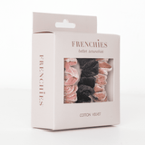 Frenchies Small Velvet Scrunchies - Frenchies