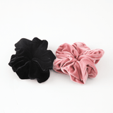 Large Velvet Black Scrunchie - Frenchies