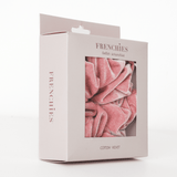 Large Velvet Pink Scrunchie - Frenchies