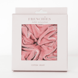 Large Velvet Pink Scrunchie - Frenchies