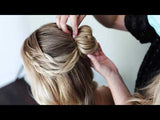 Frenchies Blonde Velvet Hairpins