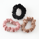 Frenchies Small Velvet Scrunchies - Frenchies