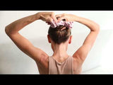 Frenchies 100% Silk Large Pink Scrunchie