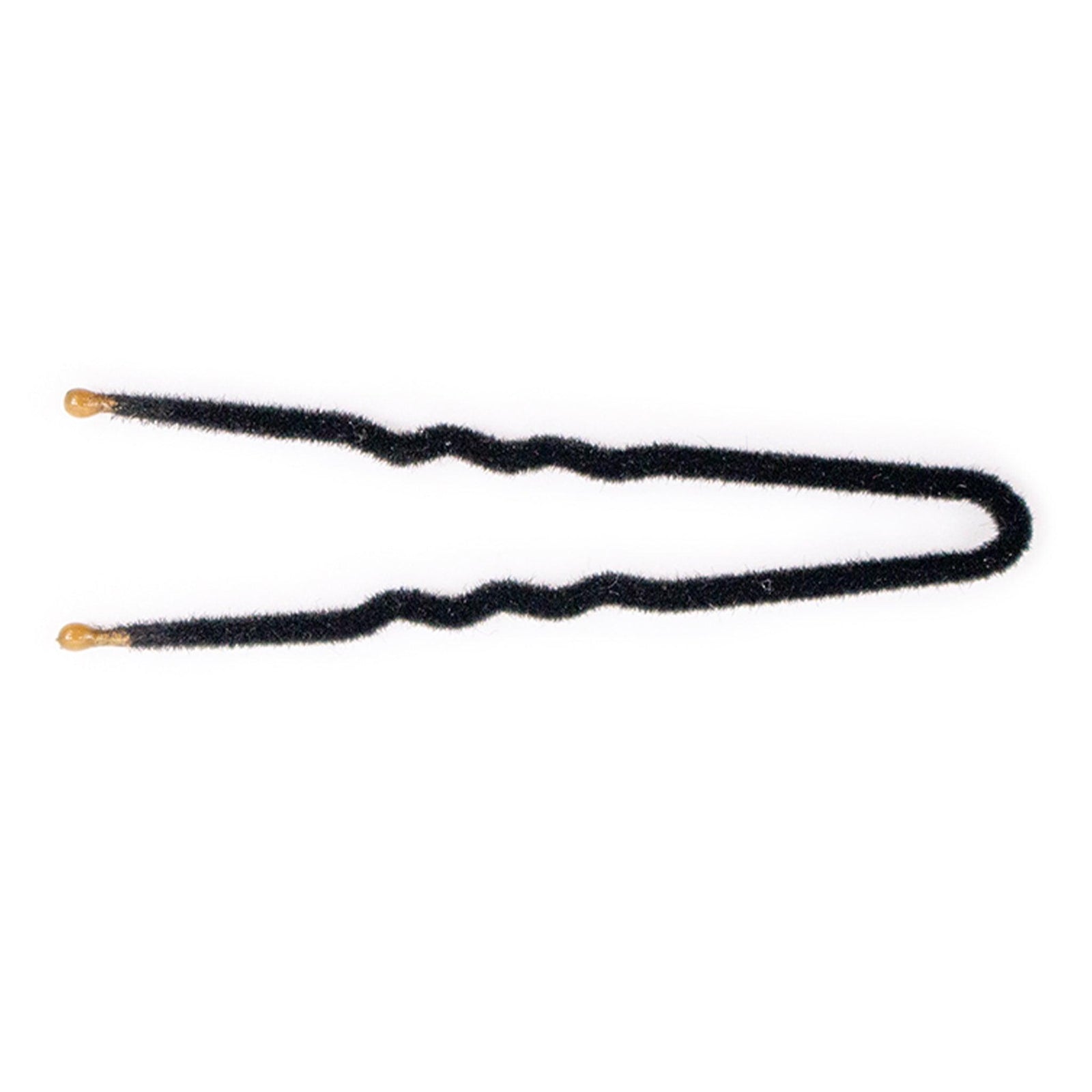 French Twist Hair Pins Flocked Velvet 20 Count Black Secure Updos 20-Count Brown French Twist Hair Pins Ultra Flocked for  main image 3