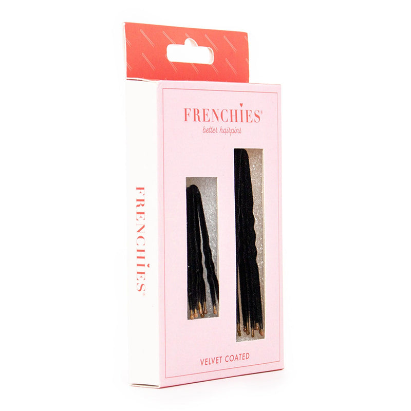 Frenchies Black Velvet Hairpins - Frenchies