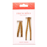 Frenchies Blonde Velvet Hairpins - Frenchies