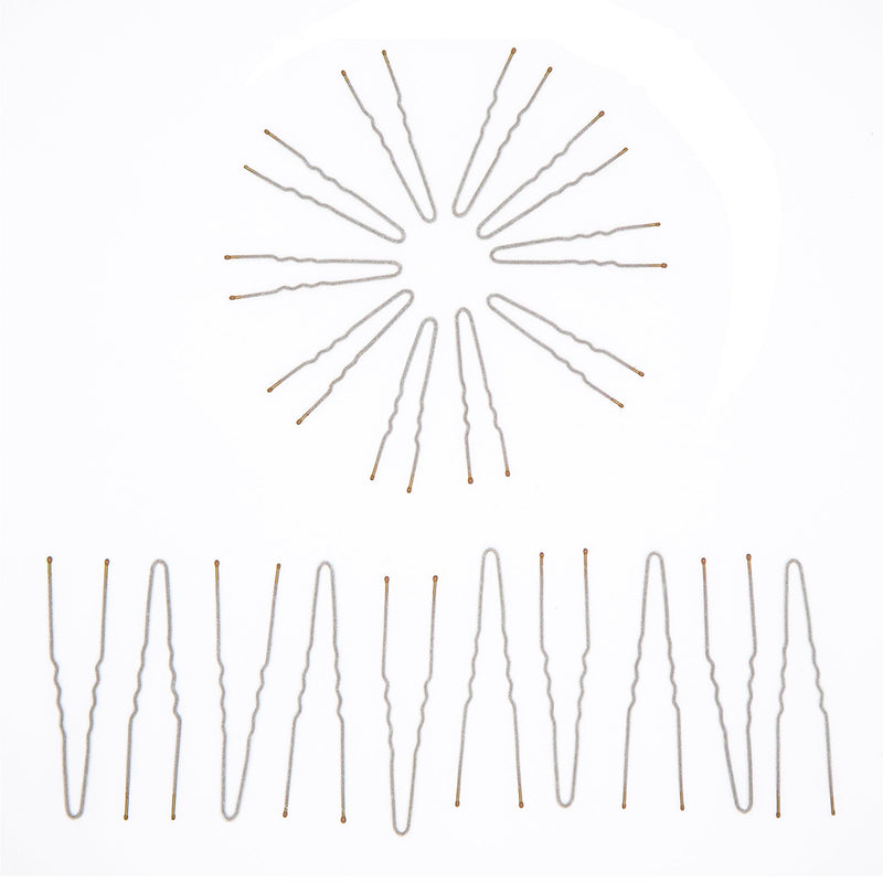 Frenchies Grey Velvet Hairpins - Frenchies